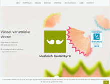 Tablet Screenshot of mustasch.se